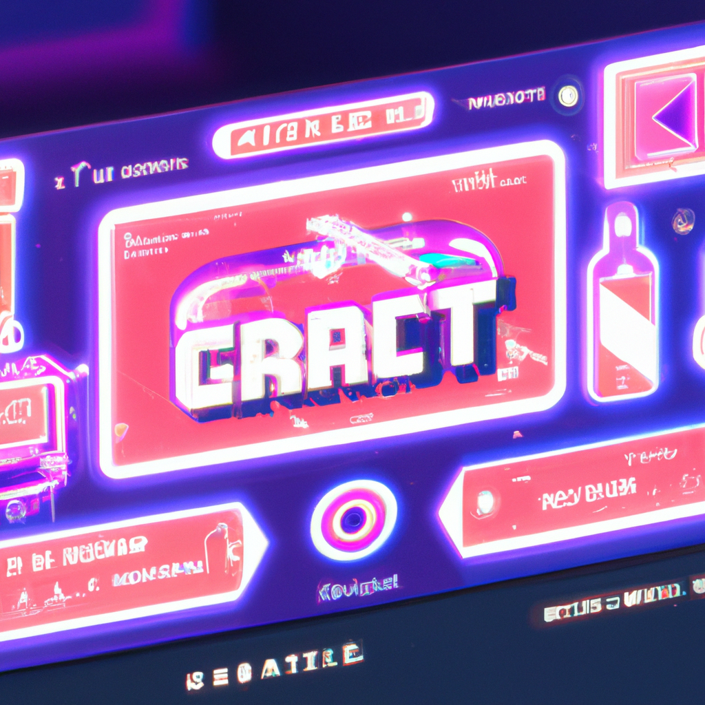 NebulaArcade hero: neon arena with HUD overlays
